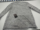 GALAXY BY HARVIC PULLOVER HEATHER KNIT SHIRT - SIZE: MEN L - GRAY - Brand New