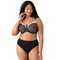 WACOAL WOMEN'S RETRO CHIC FULL FIGURE UNDERWIRE BRA - SIZE 36D - BLACK - Brand New