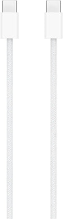APPLE USB-C WOVEN CHARGE CABLE (1 M)  - WHITE - Like New
