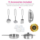 Best Choice Products Wooden Play Kitchen for Kids, Pretend Play Cooking Toy - Brand New
