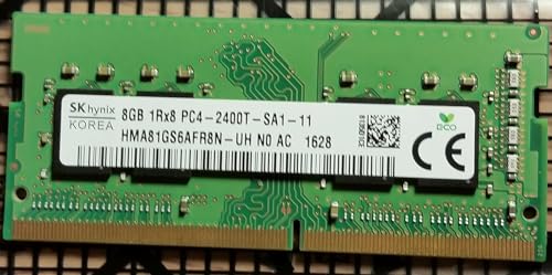 SK HYNIX 8GB DDR4 2400MHZ SODIMM MODULE HMA81GS6AFR8N-UH - GREEN - Like New