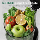 Canoly C16 Cold Press Juicer, 6" Extra Wide Feed Chute, 3-IN-1 Strainers - Like New