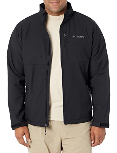 COLUMBIA MEN'S ASCENDER SOFTSHELL JACKET - SIZE: MEN 1X - BLACK - Like New