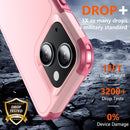 AEDILYS Shockproof for iPhone 15 Case, 15FT Military Grade Drop Protection- Pink Like New