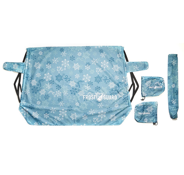 FROSTGUARD WINDSHIELD COVER WITH MIRROR COVERS, SIZE XL - SNOW DRIFT - Like New