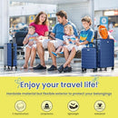 AnyZip Luggage Sets 3 Piece Hardshell Suitcase Set PC ABS Lightweight Travel - Like New