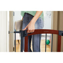 SUMMER INFANT ESSEX CRAFT SAFETY GATE - CHERRY & CHARCOAL GRAY - Like New