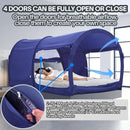 LEEDOR BED TENT DREAM TENTS BED CANOPY SHELTER CABIN INDOOR PRIVACY WARM 56X78 - Like New