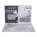AMERICAN DREAM HOME GOODS MARBLE 24X15 MAT NON-SLIP SUPER - GRAY-MARBLE - Like New