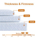 Maxzzz Mattress Topper 2 Inch Gel Memory Foam Mattress Topper Cover - Brand New