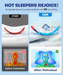 EMIRCEY CERVICAL NECK SUPPORT PILLOW FOR SIDE SLEEPERS - STANDARD SIZE- WHITE - Like New