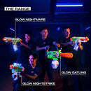 XSHOT Hyper Gel Glow Motorized Gatling Blaster with 10,000 Gel Pellets ZURU - Brand New