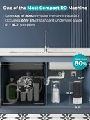 VIOMI V6 600GPD Under Sink Tankless Reverse Osmosis Water Filtration System - Like New