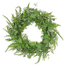 National Tree Company Artificial Spring Wreath, Woven Branch Base, 26 Inches - Like New