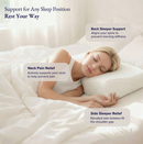 DOSAZE CONTOURED ORTHOPEDIC PILLOW-STANDARD - WHITE - Brand New