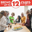 Gourmia Drip Coffee Maker 12 Cup One-Touch Operation GCM3282 - Black - Like New