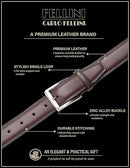 CARLO FELLINI MEN'S DRESS BELT - SIZE: MEN 34/36 - BROWN-COGNAC - Like New