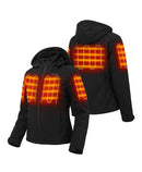 ORORO WOMEN'S HEATED DUAL CONTROL JACKET 5 HEATING ZONES - SIZE: WOMEN M - BLACK - Brand New