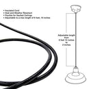 Cocoweb 10" Goodyear LED Ceiling Barn Light Galvanized Silver Adjustable Cord - Brand New