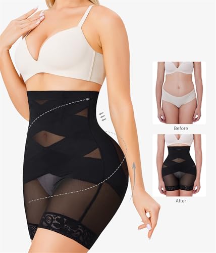 Nebility Shapewear Tummy Control Body Shaper High Waisted Butt Lifting Panties - Like New