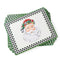 SPODE CHRISTMAS TREE BLACK/WHITE MIXED SNOWMAN & SANTA PLACEMATS, SET OF 4 - Brand New