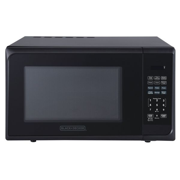 BLACK+DECKER 1.1 CU FT 1000W MICROWAVE OVEN STAINLESS STEEL - BLACK - Brand New