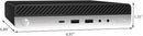 HP ELITEDESK 800 G5 MINI BUSINESS DESKTOP - I7-9700 3.00GHZ 32GB 1TB SSD - BLACK - Like New