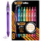 BIC GELOCITY QUICK DRY ASSORTED COLORS GEL PENS MEDIUM POINT 0.7MM 8-COUNTPACK - Brand New