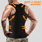 Cimkiz Men's Waist Trainer Sauna Suit Shirt, Gym & Exercise Compression Vest - Like New