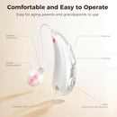 WASOCA HEARING AIDS SENIORS BLUETOOTH RECHARGEABLE HEARING AIDS - WHITE - Like New
