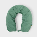 OPEN STORY PACKING CUBE WITH NECK PILLOW - GREEN - Like New