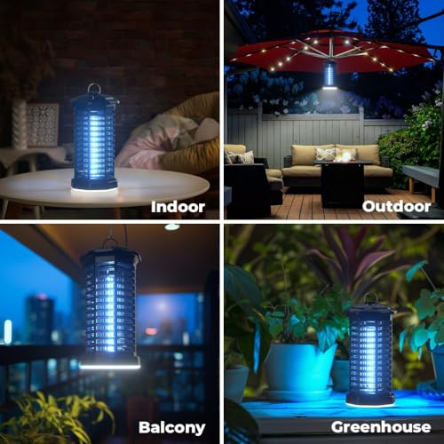 YISSVIC Bug Zapper Outdoor Indoor Waterproof Electric Mosquito Lamp Fly Zapper - Like New