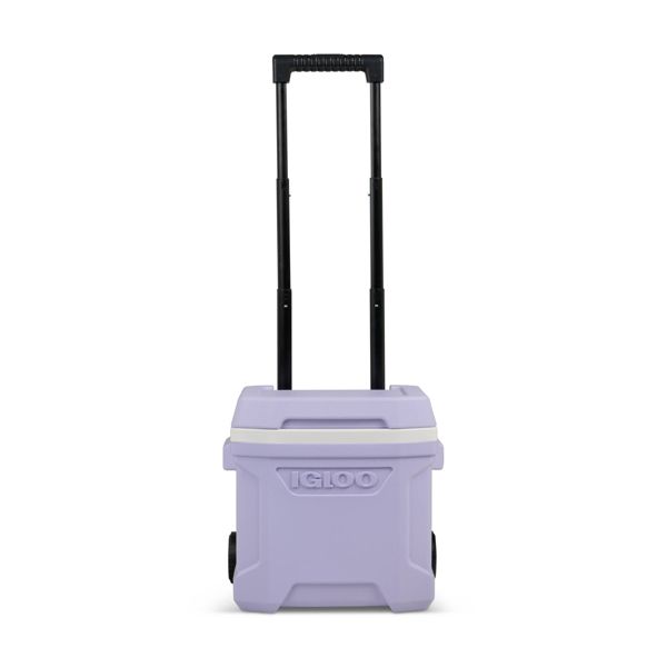 IGLOO PROFILE 24 CANS/16QT ROLLING COOLER - - LILAC BREEZE - Like New