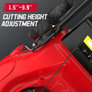 POWERSMART 21" GAS SELF-PROPELLED 140CC ENGINE LAWN MOWER B8721S2 - BLACK/RED - Like New
