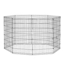 NEW WORLD PET PRODUCTS DOG EXERCISE PEN & PLAYPEN 24" W X 42" H NO DOOR BLACK - Like New