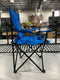 TREK OUTDOOR LIVING SOLUTIONS HEAVY DUTY CAMPING CHAIR - BLUE - Brand New