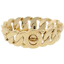 Marc By Marc Jacobs Goldtone Bracelet with Small Katie Turnlock M3PE553 - Gold - Like New
