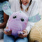 47041 FLIPEEZ LARGE PLUSH, JETT, DRAGON, AGES 3 AND UP - PURPLE - Brand New