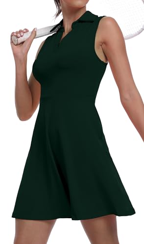GGOV TWO PIECE TENNIS GOLF DRESS UPF 50+ ACTIVE ATHLETIC WEAR DRESS M 04 GREEN - Brand New