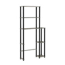 FURINNO TURN-N-TUBE OVER THE TOILET STORAGE FRENCH OAK GRAY/BLACK - Like New