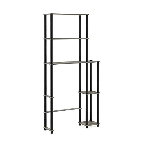 FURINNO TURN-N-TUBE OVER THE TOILET STORAGE FRENCH OAK GRAY/BLACK - Like New