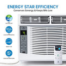 Towallmark 6000-BTU Window Air Conditioner Up to 250 Sqf - Like New