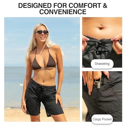 8101 Kanu Surf Womens Marina UPF 50 Active Swim Board Short All Sizes - Brand New