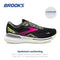 Brooks Women’s Adrenaline GTS 23 Supportive Running Grey/Black/Purple Size 10 - Like New
