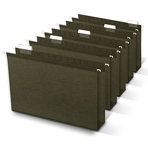 OFFICE DEPOT BOX BOTTOM HANGING FILE FOLDERS, 2IN EXPANSION, LEGAL SIZE - GREEN - Like New