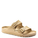 BIRKENSTOCK WOMEN ARIZONA SHEARLING SANDALS WOMEN 7 (EU W38) 5 MEN GLAMOUR GOLD - Like New