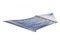 BLISS HAMMOCKS BH-410BLU 60IN Wide Cotton Rope Hammock - Blue - Like New