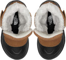THE NORTH FACE TODDLER ALPENGLOW II BOOTS - SIZE: YOUTH 8 - TOASTED BROWN - Like New