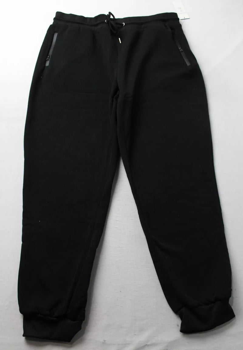 PURE CHAMP MEN'S FLEECE ATHLETIC JOGGER SWEATPANTS - SIZE: MEN XXL - BLACK - Brand New