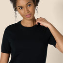 AMAZON ESSENTIALS WOMEN'S REGULAR-FIT SHORT SLEEVE PULLOVER SWEATER TOP -M - Brand New